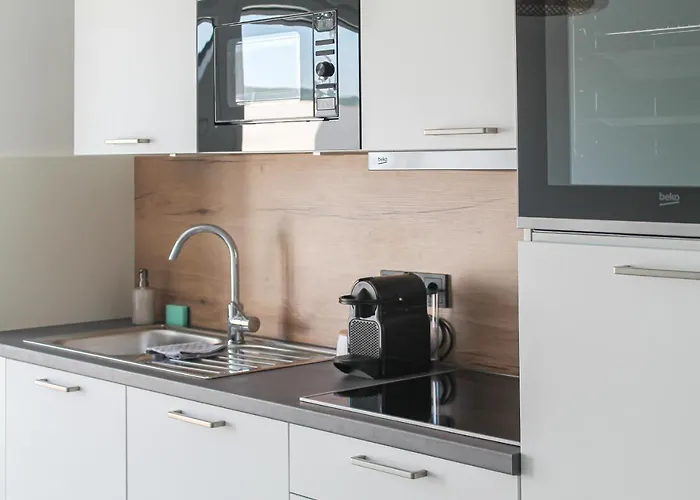 Apartment Buddha - Stadtnah, Balkon, Parkplatz, E-ladestation Fuer Autos & Fahrraeder, Fitnessstudio