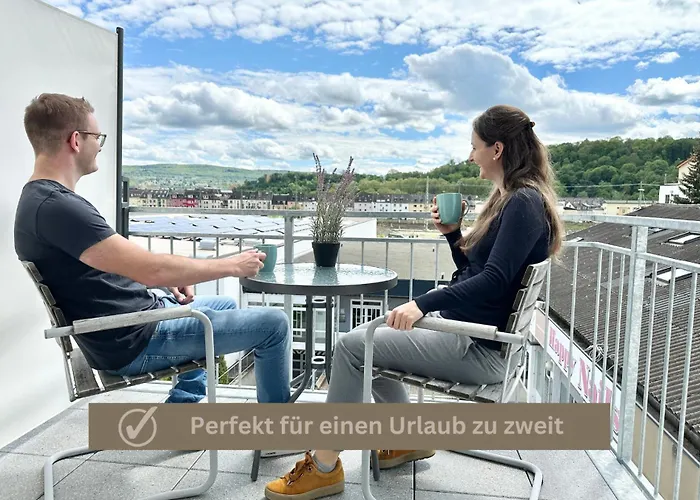 Buddha - Stadtnah, Balkon, Parkplatz, E-ladestation Fuer Autos & Fahrraeder, Fitnessstudio Appartement Koblenz (Rhineland-Palatinate)